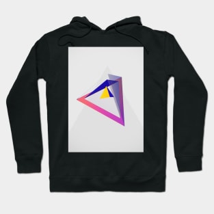 Pyramid Color Hoch Hoodie